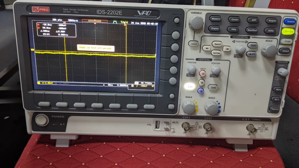 RS Pro Oscilloscope Interface Main Grid