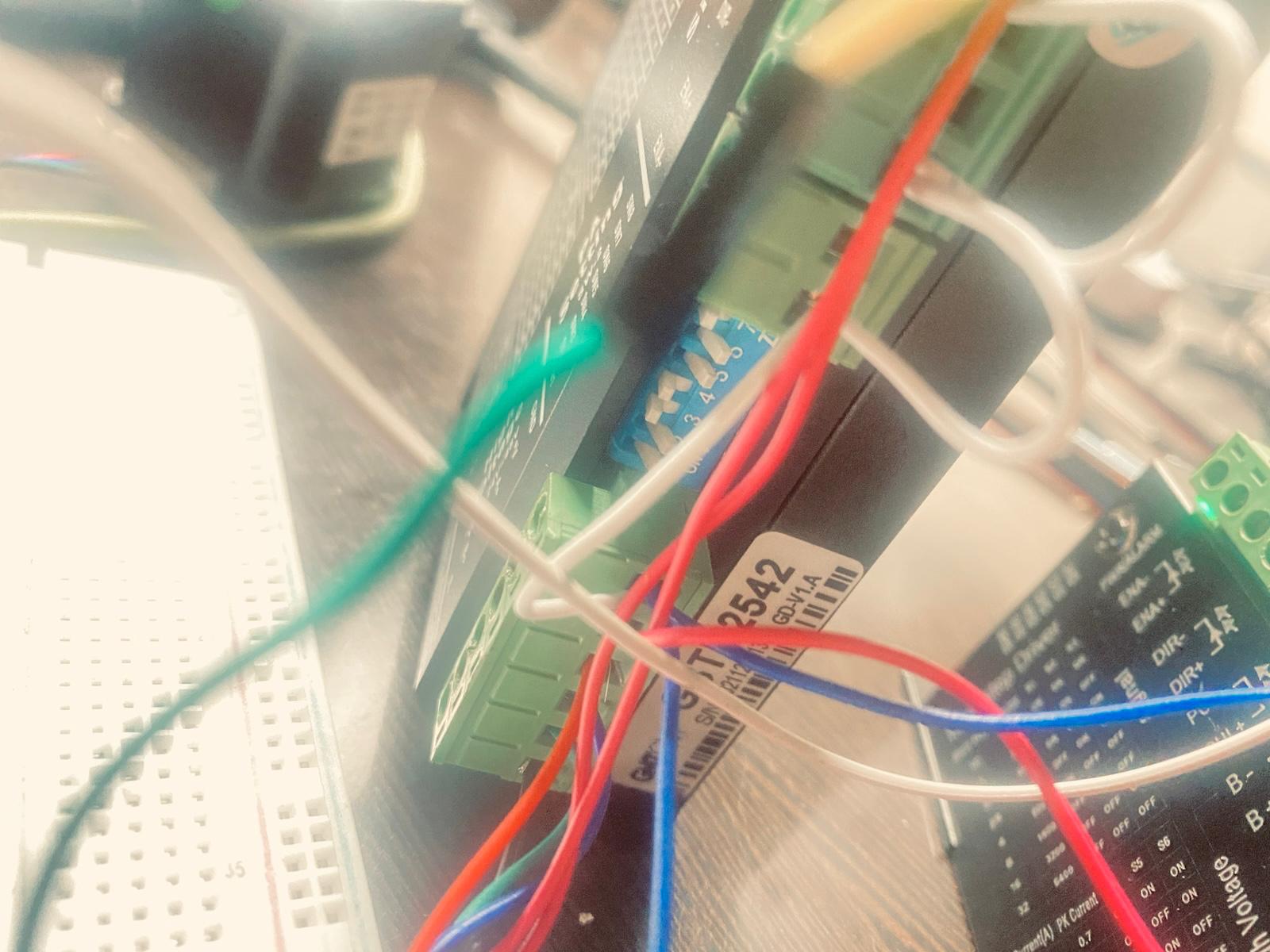 Wiring industrial stepper motors to digital microstep driver boards