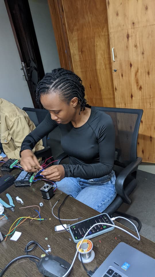 Wiring the motor driver assembly