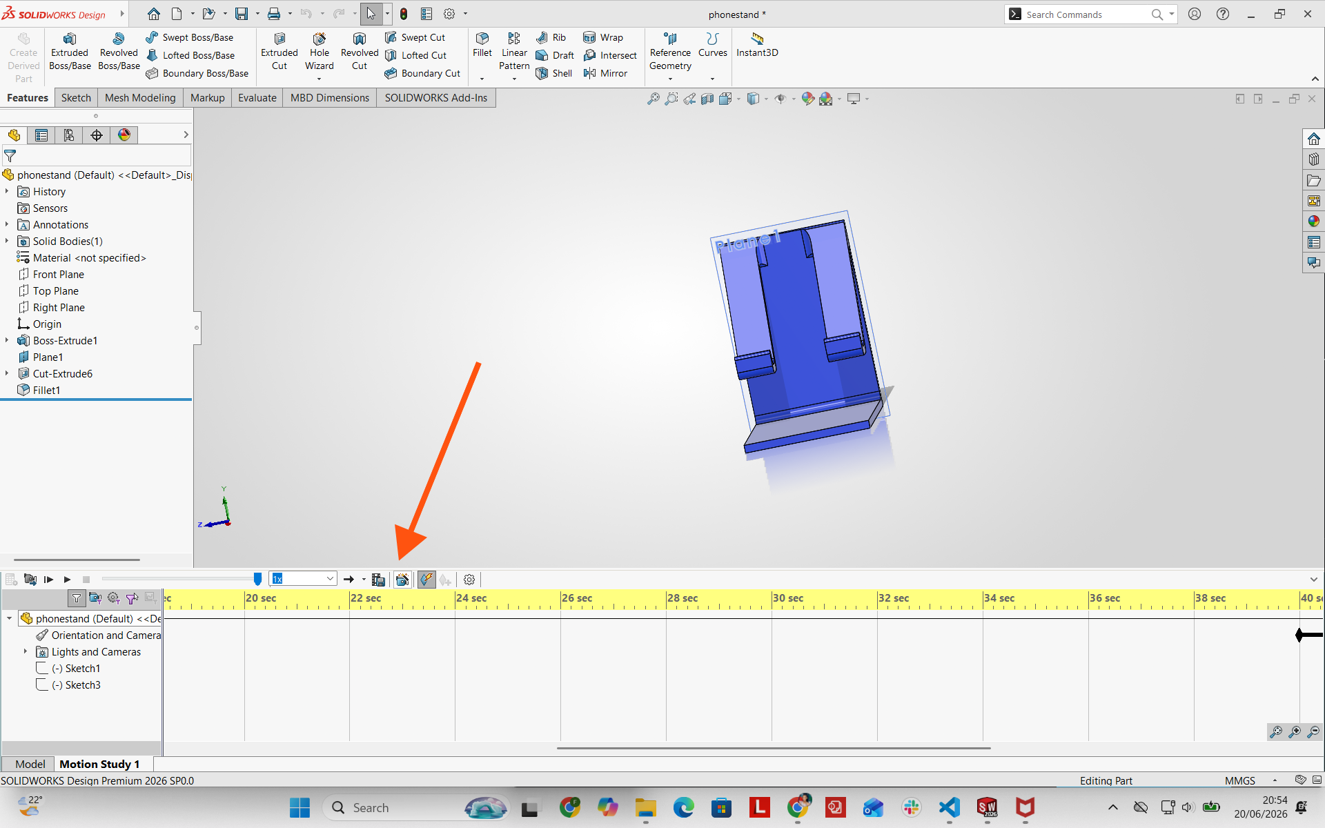 Clicking Animation Wizard