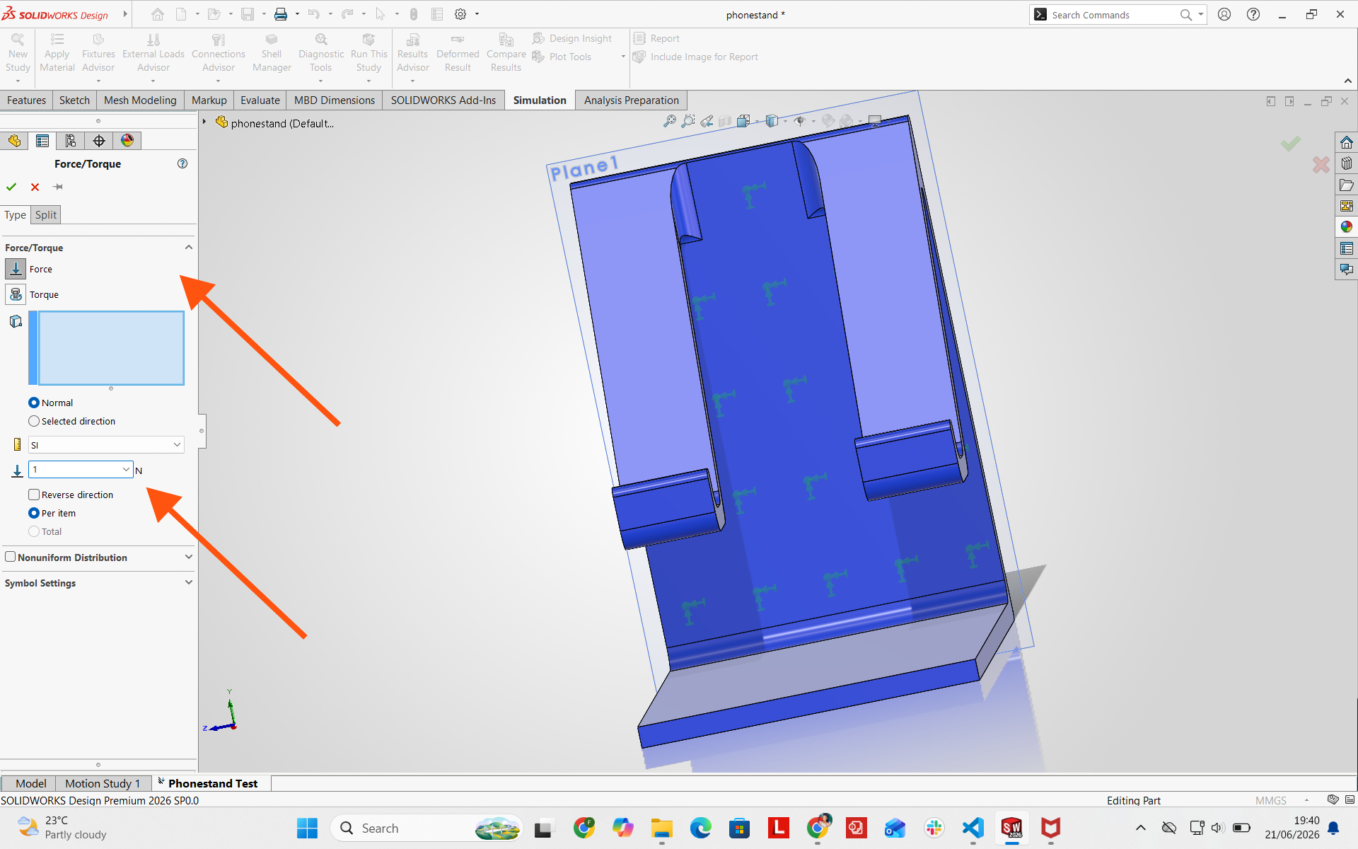 Applying torque load