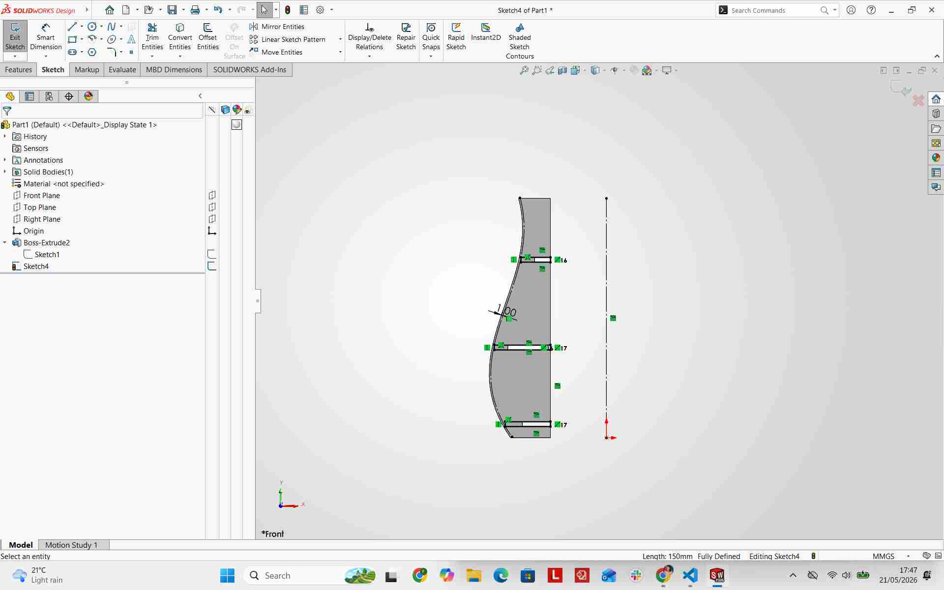 Ring profile setup