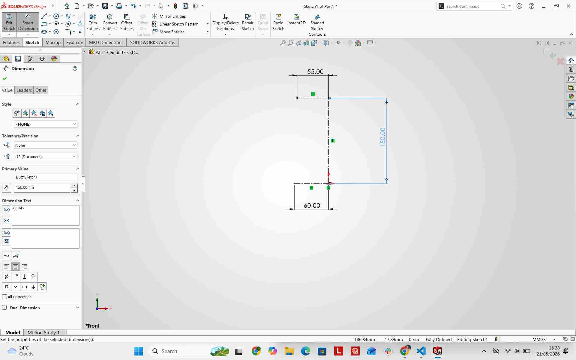 Adding base design lines