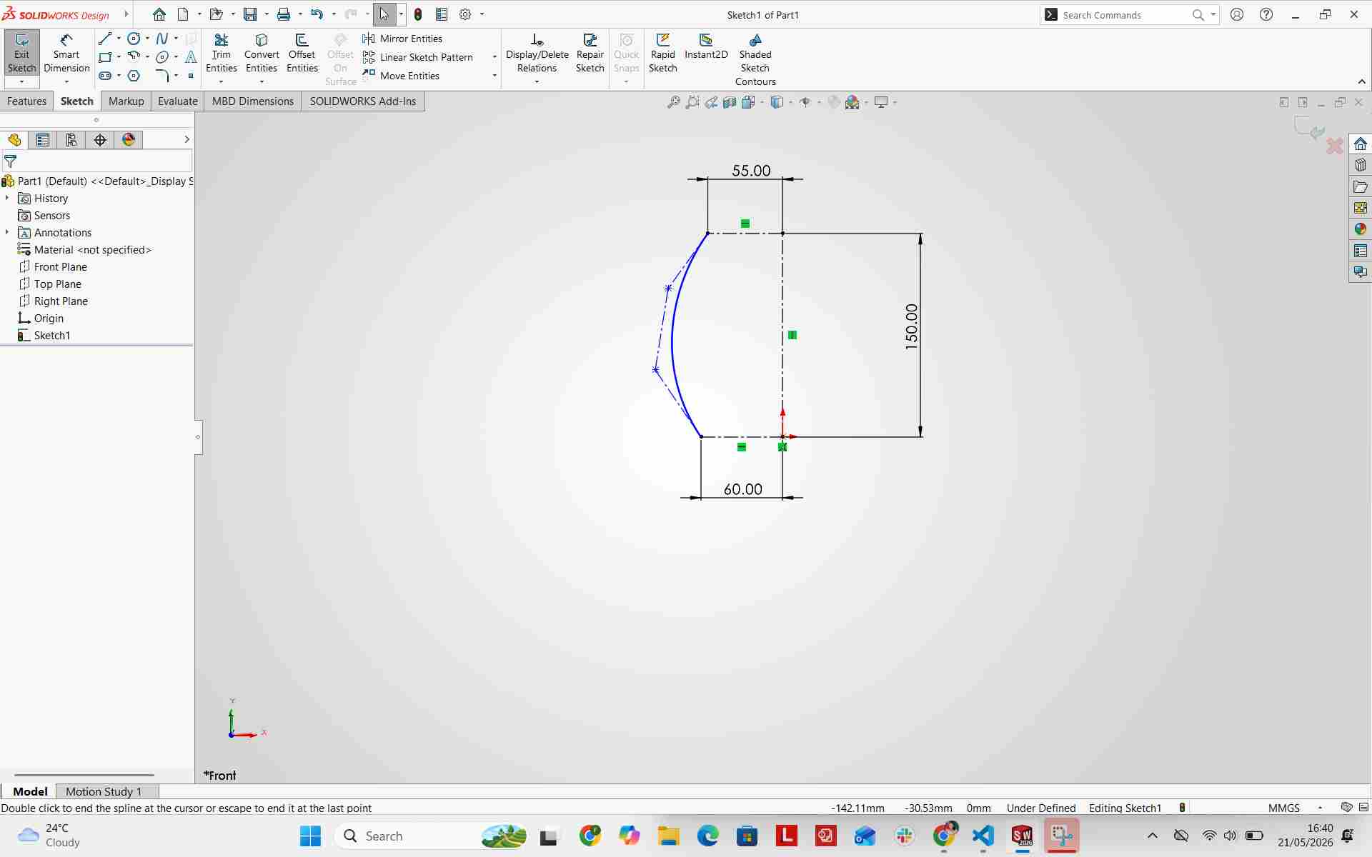 Adding style spline 2