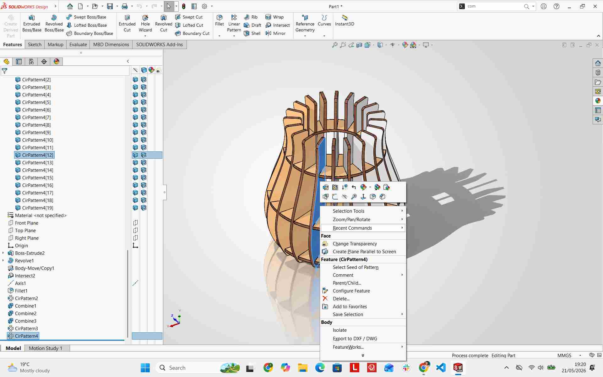 Exporting DXF file