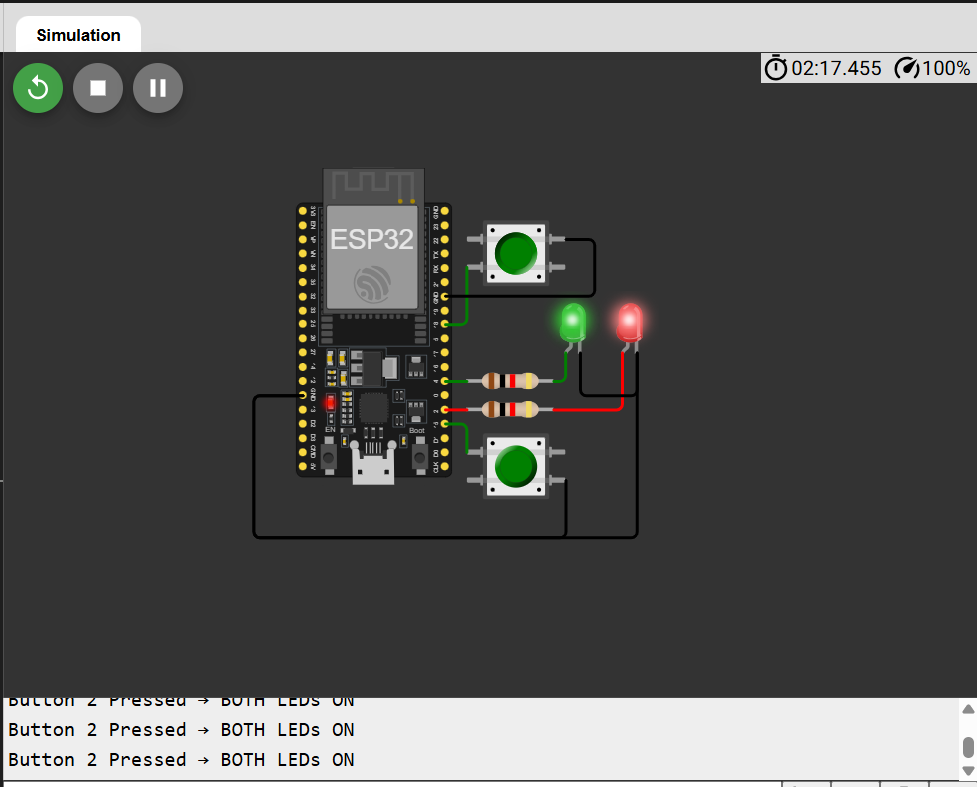Button 2 Verification State Output