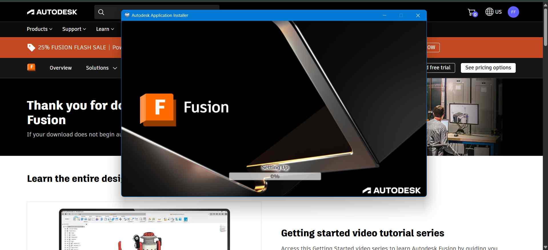 Setting up Fusion