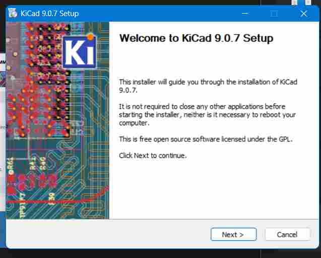 Completing KiCad Installation