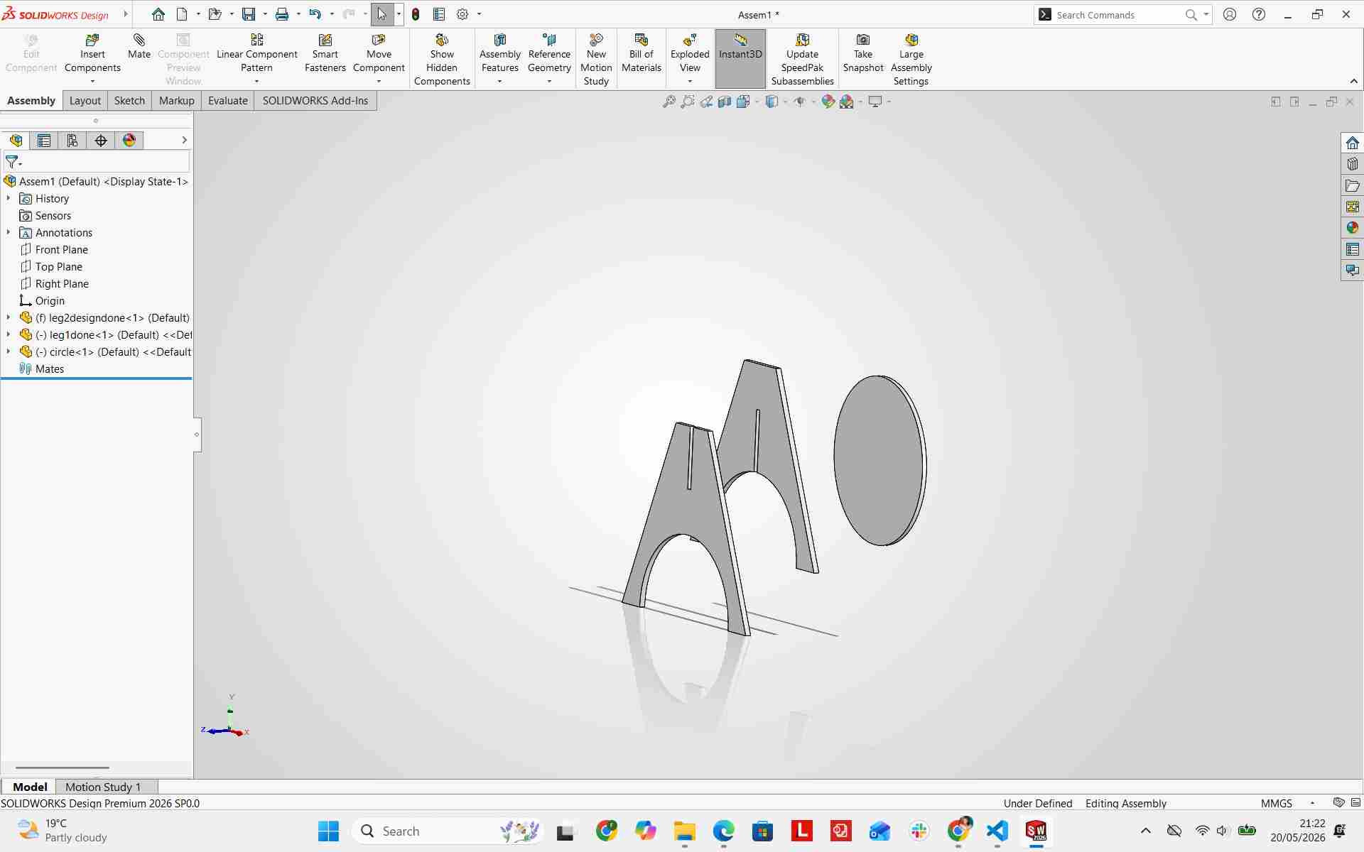 Mating Leg Components Together