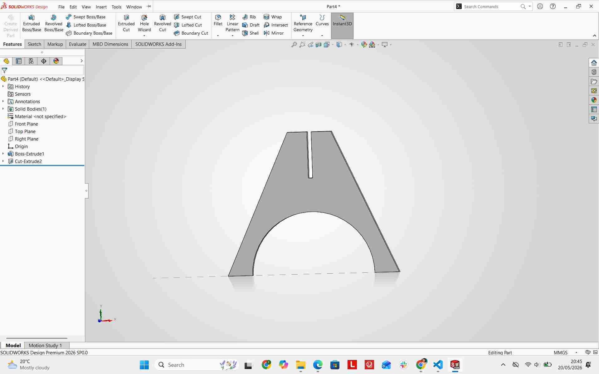 First Leg Design Completed