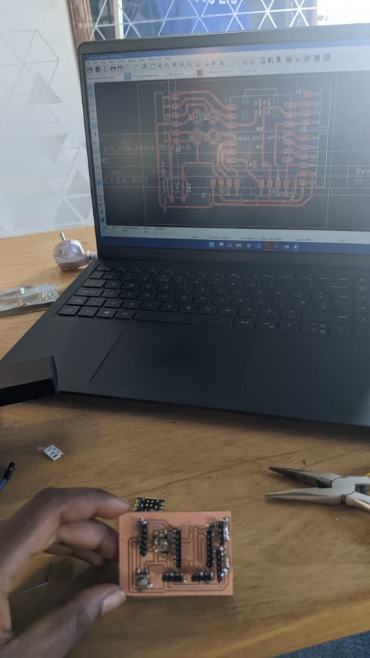 Completed Assembled Custom XIAO RP2040 Board