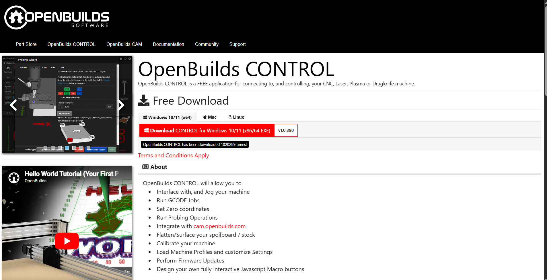 OpenBuildS Installer Screen