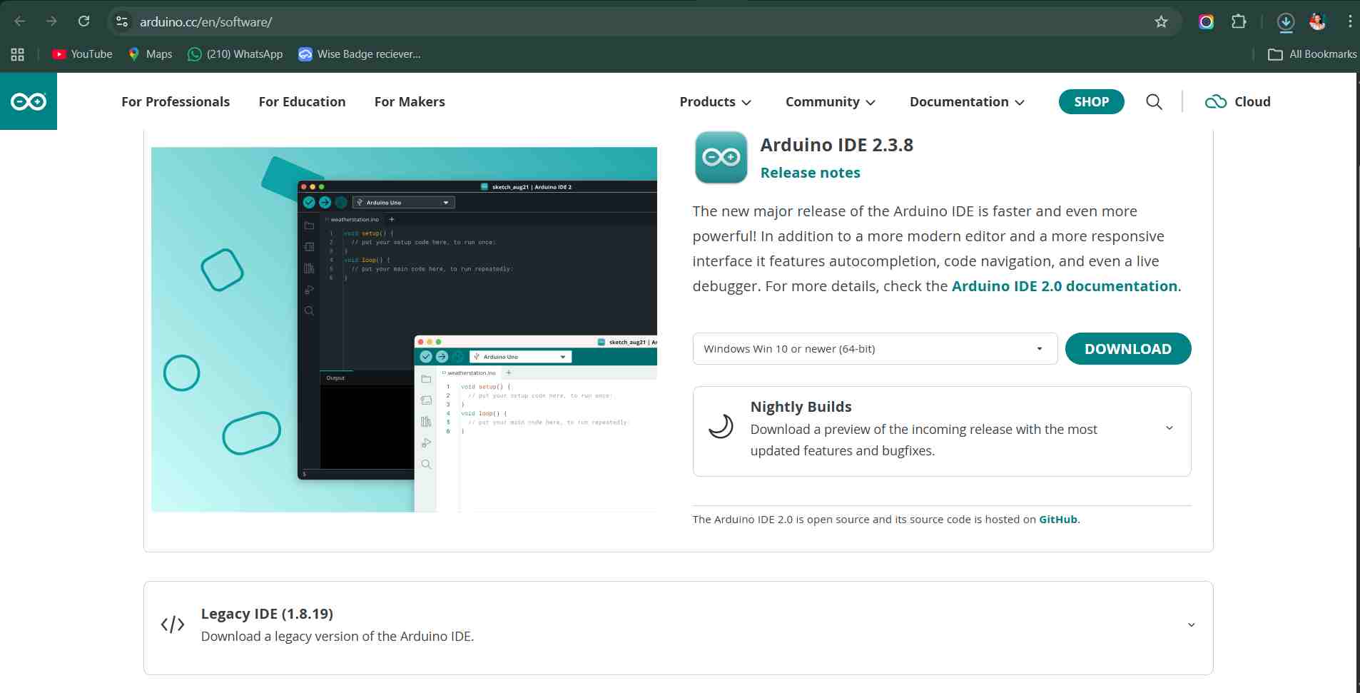 Downloading Arduino IDE