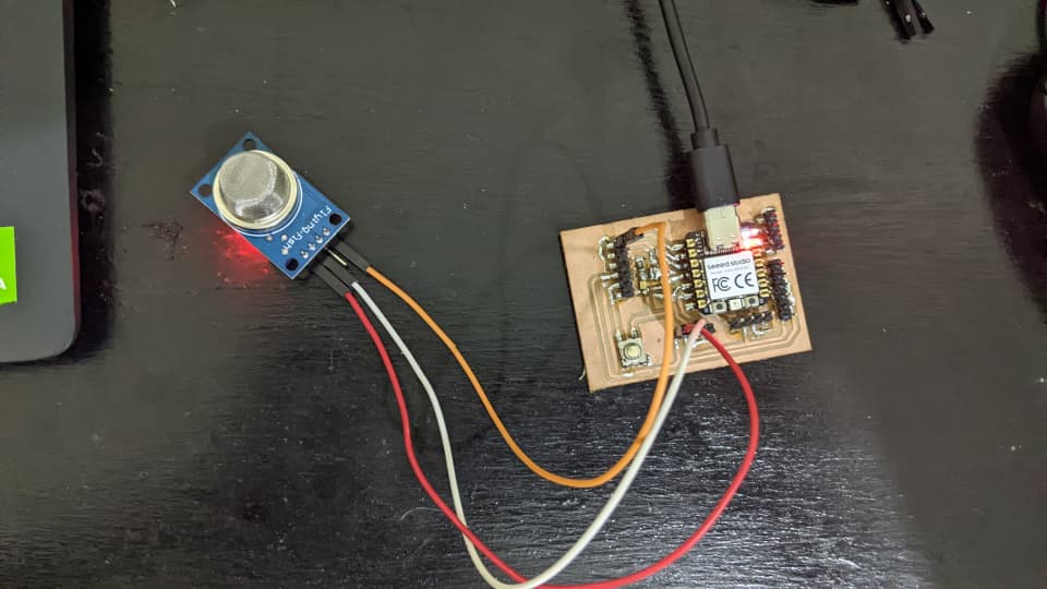 MQ135 Sensor Wiring to Custom Board