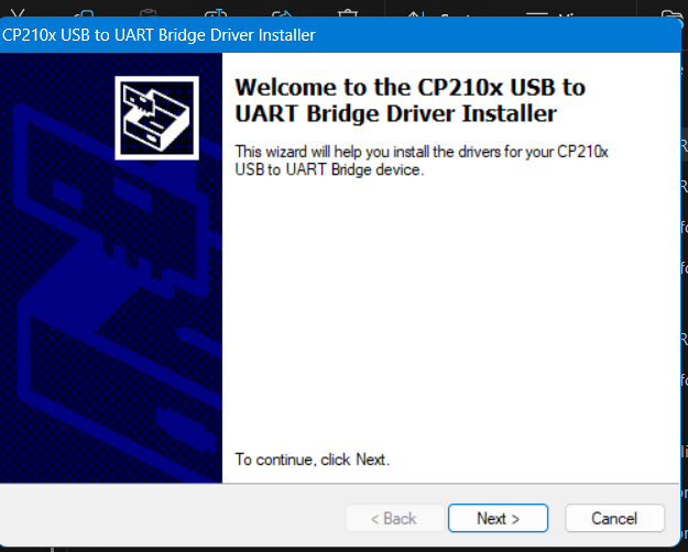 Executing Driver Setup