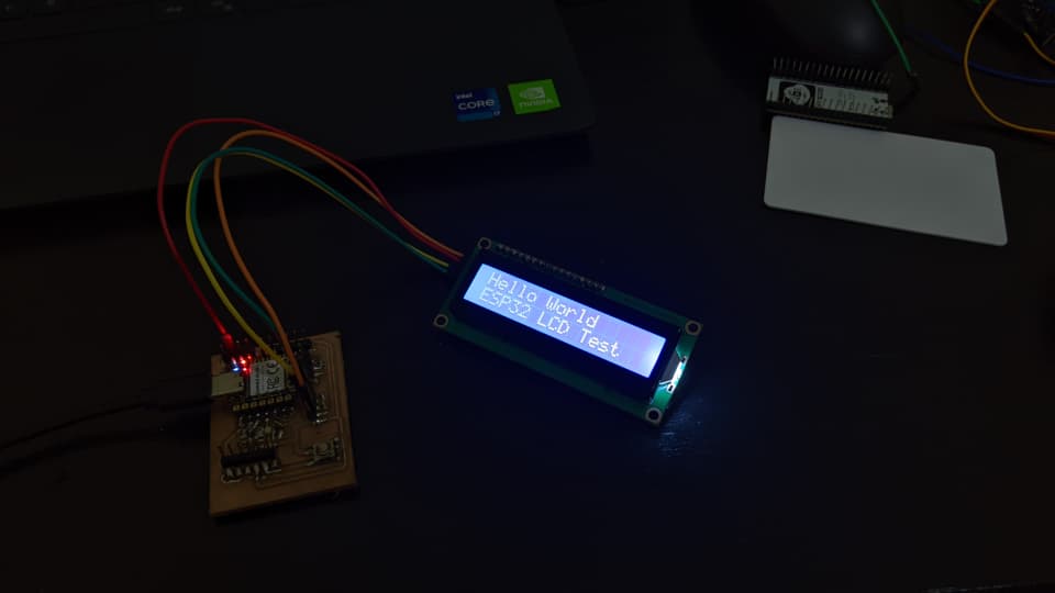 LCD Hello World Display Test