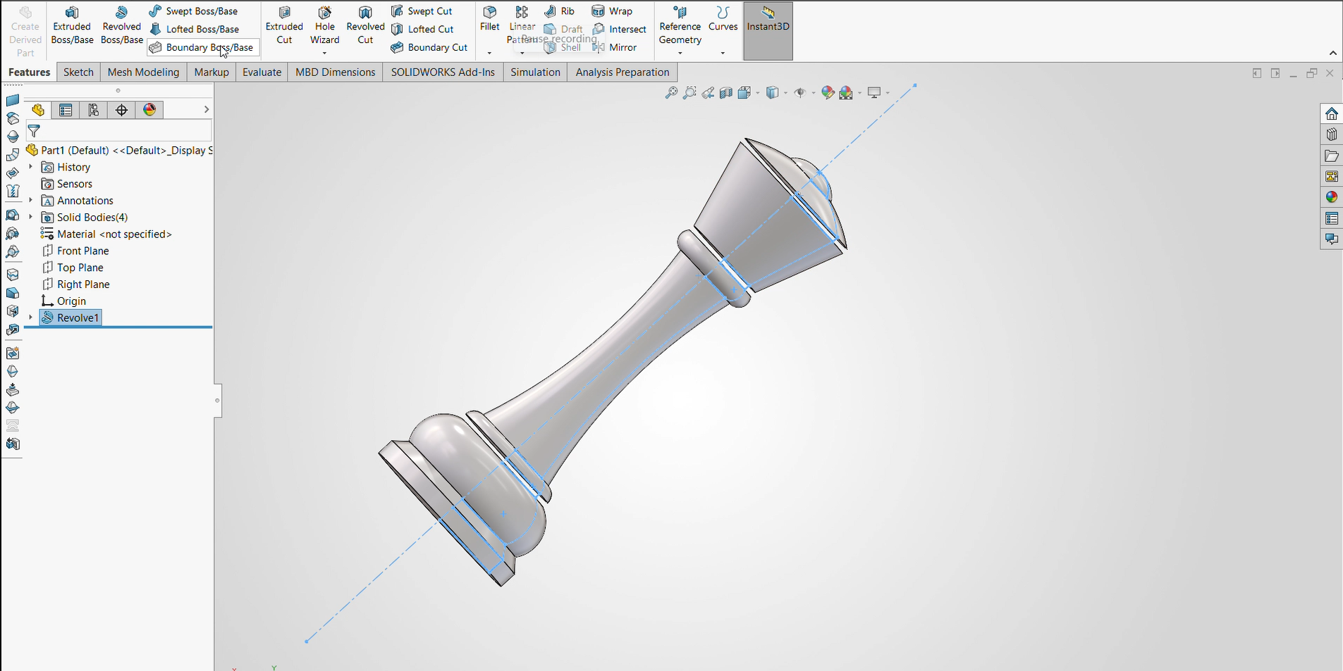 3D Revolved Queen body