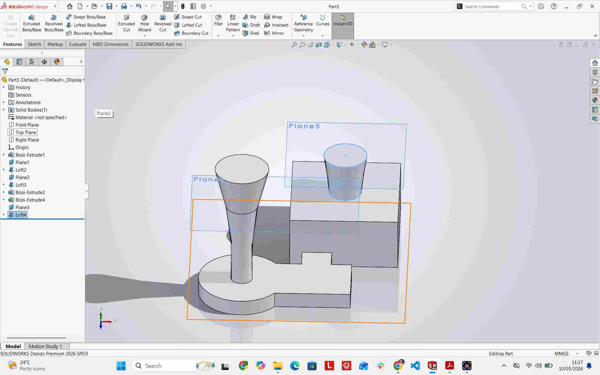 Final 3D mold model render