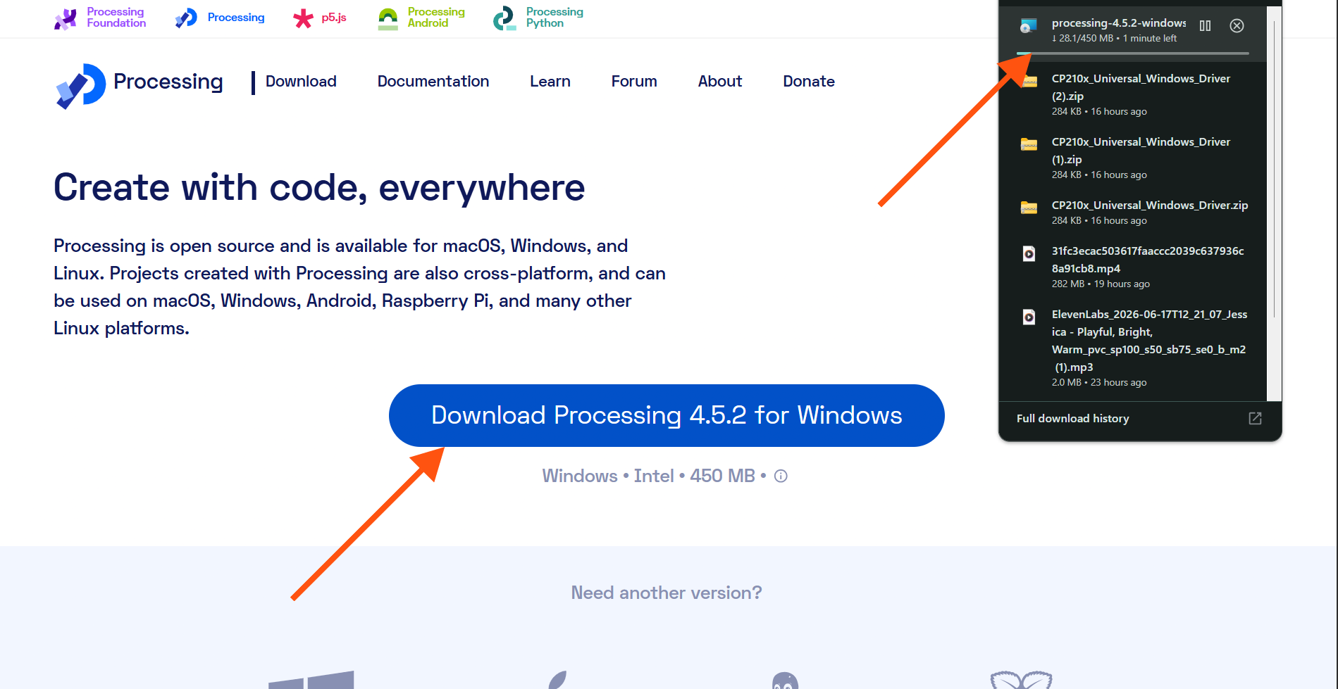 Processing installer package