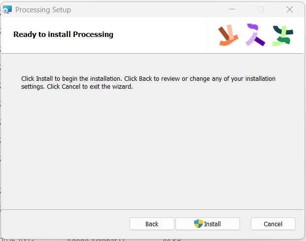 Processing setup installer