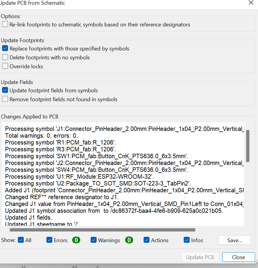 Checking Errors