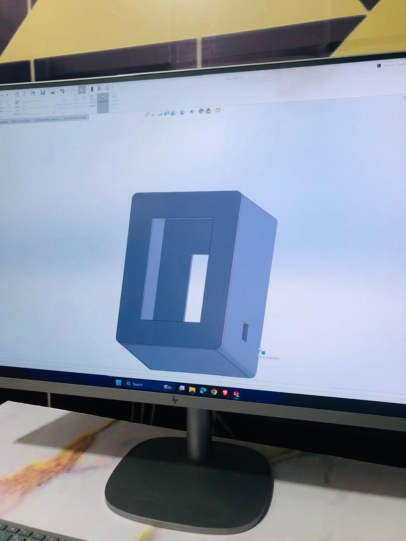 A second enclosure component in the CAD workflow.