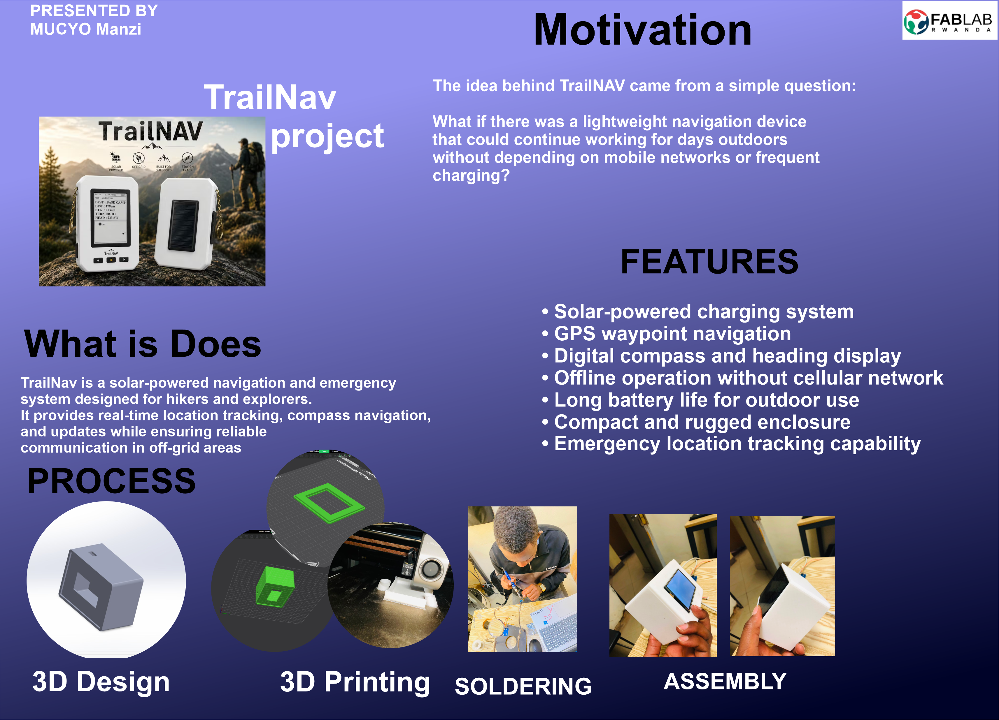 TrailNAV final presentation summary slide