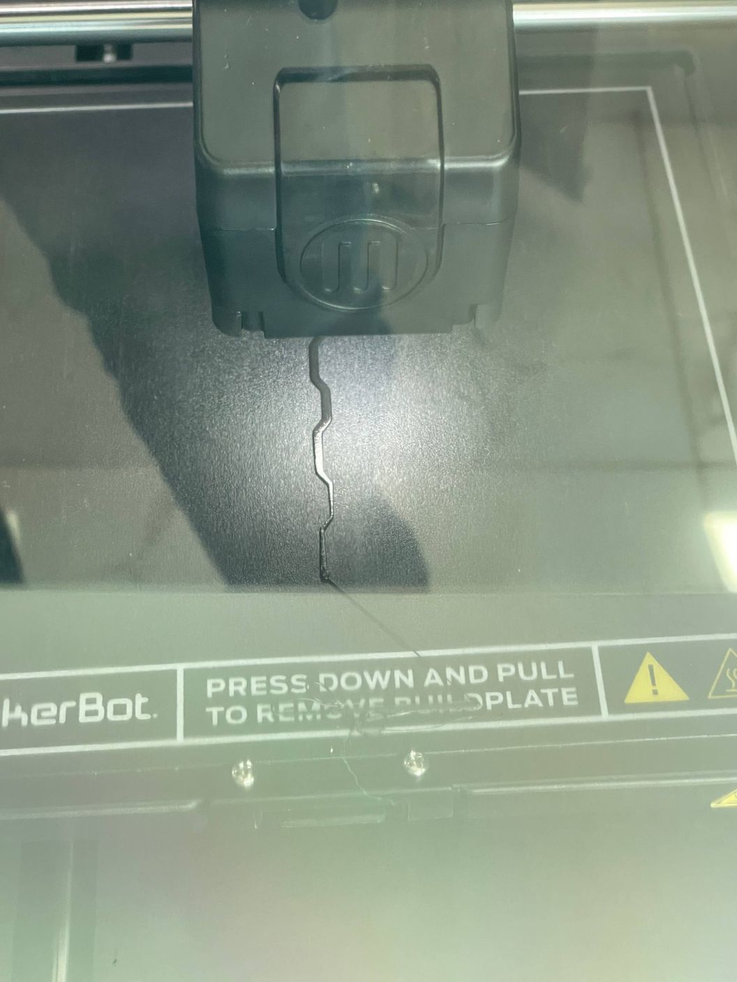 Start printing on the sketch 3DP