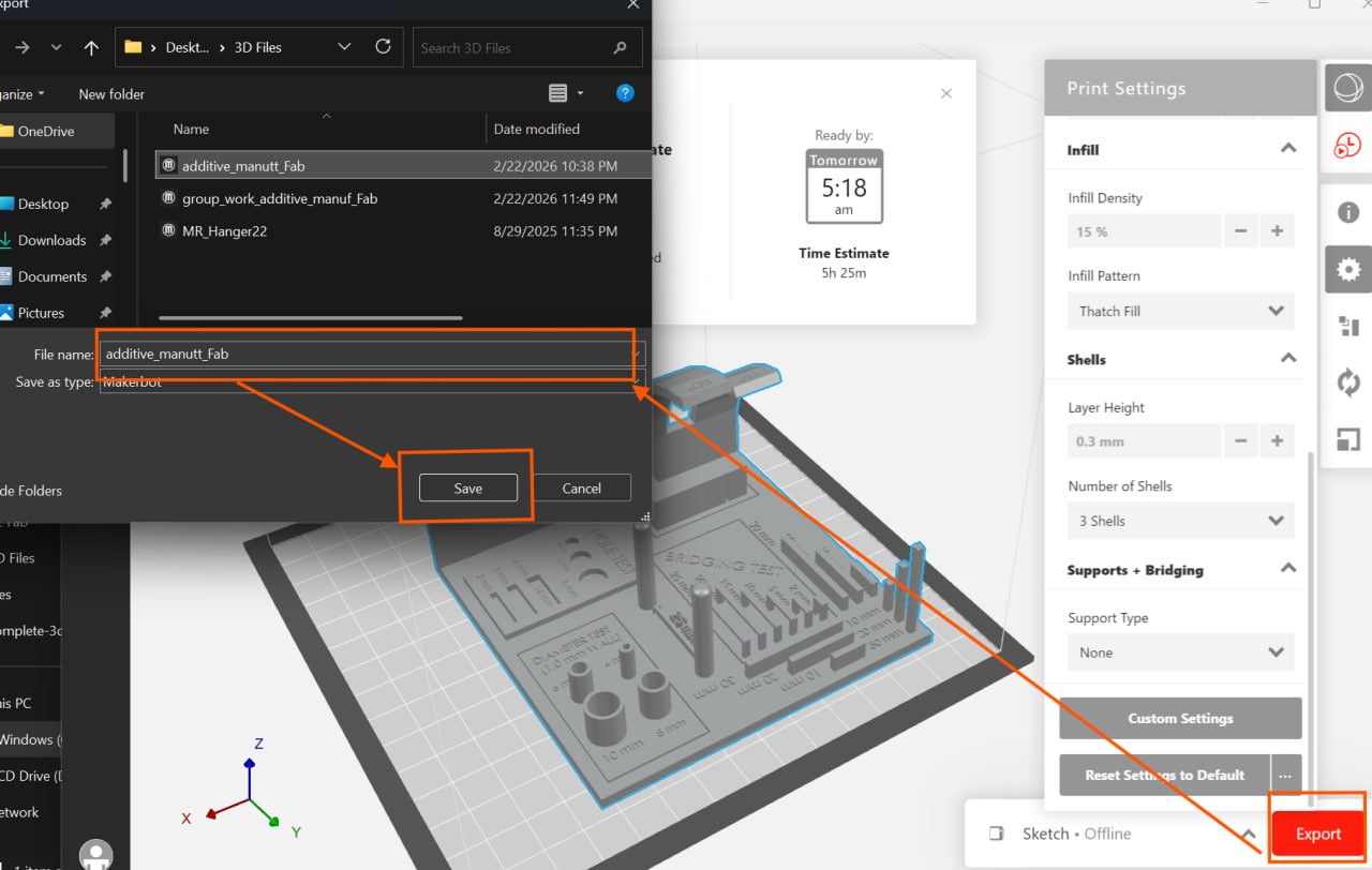 Save in the driver or disk to send to the printers