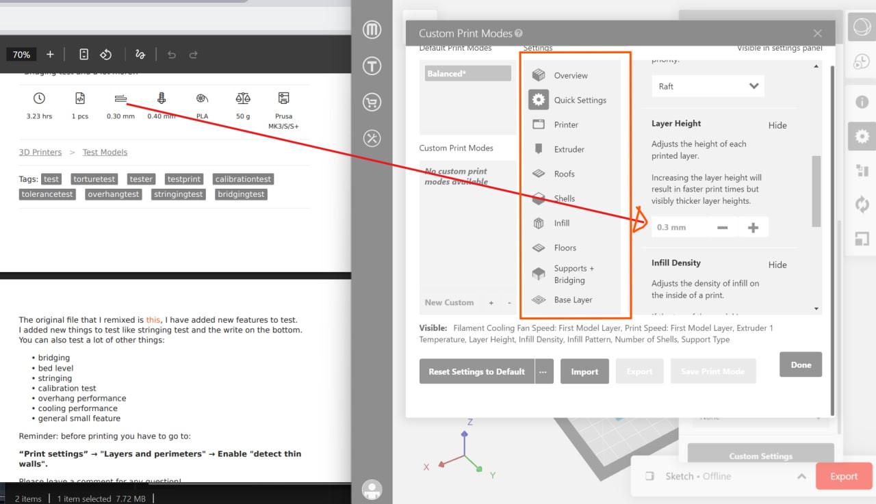 Correct the setting acordingly to the tested model