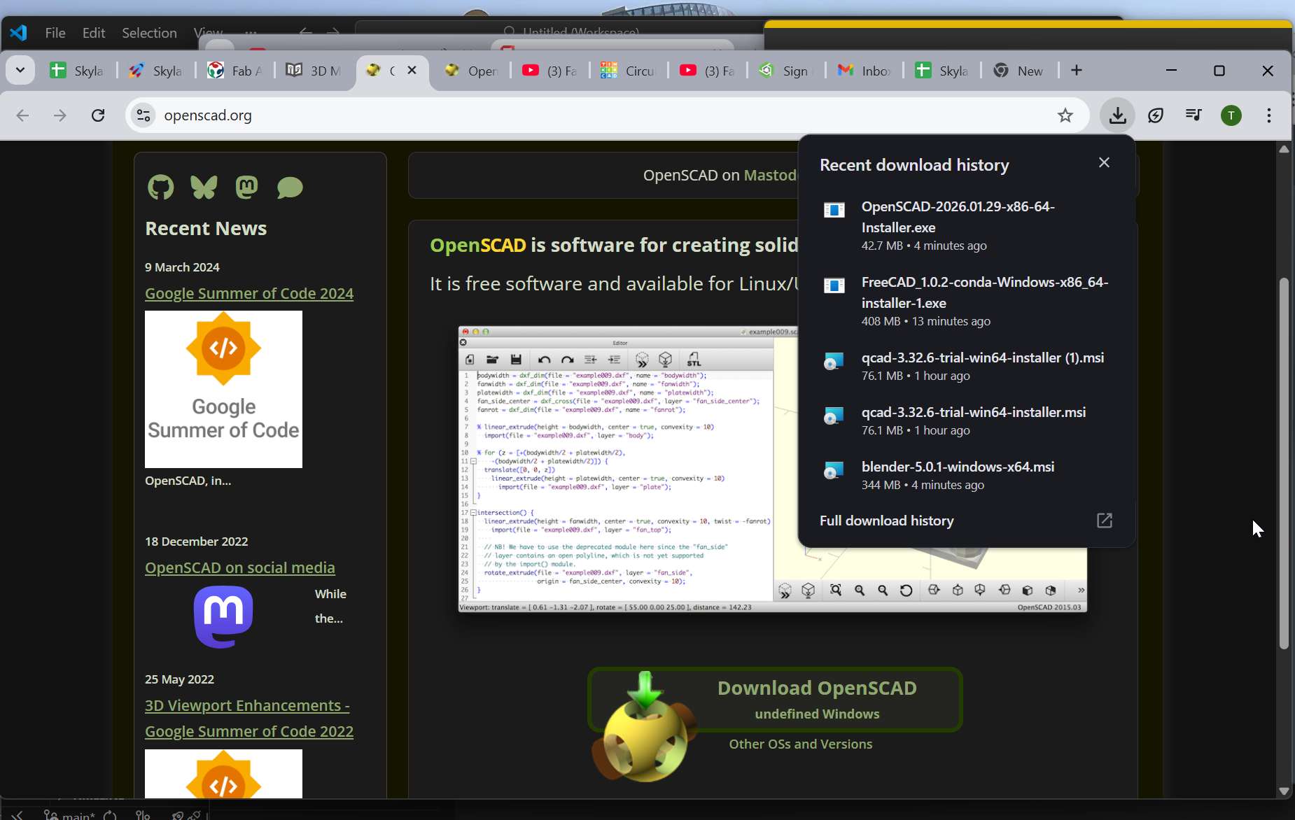 Software downloadign from the opn sources