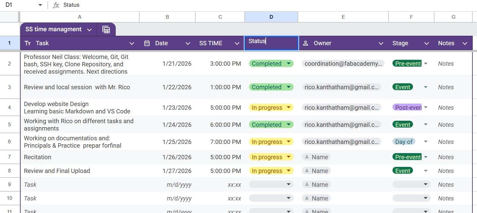 Supply side time as I try on the googlesheet first, updated soon