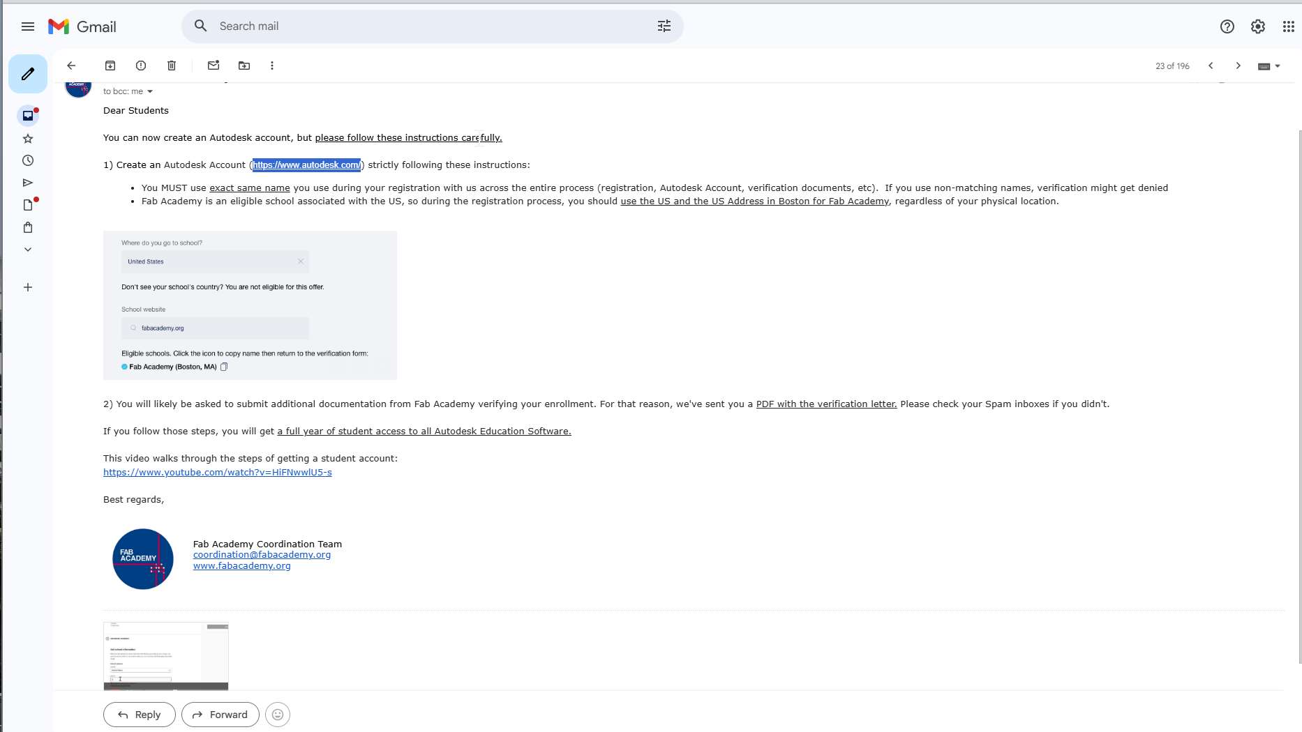 My student license accepted and installed with succes