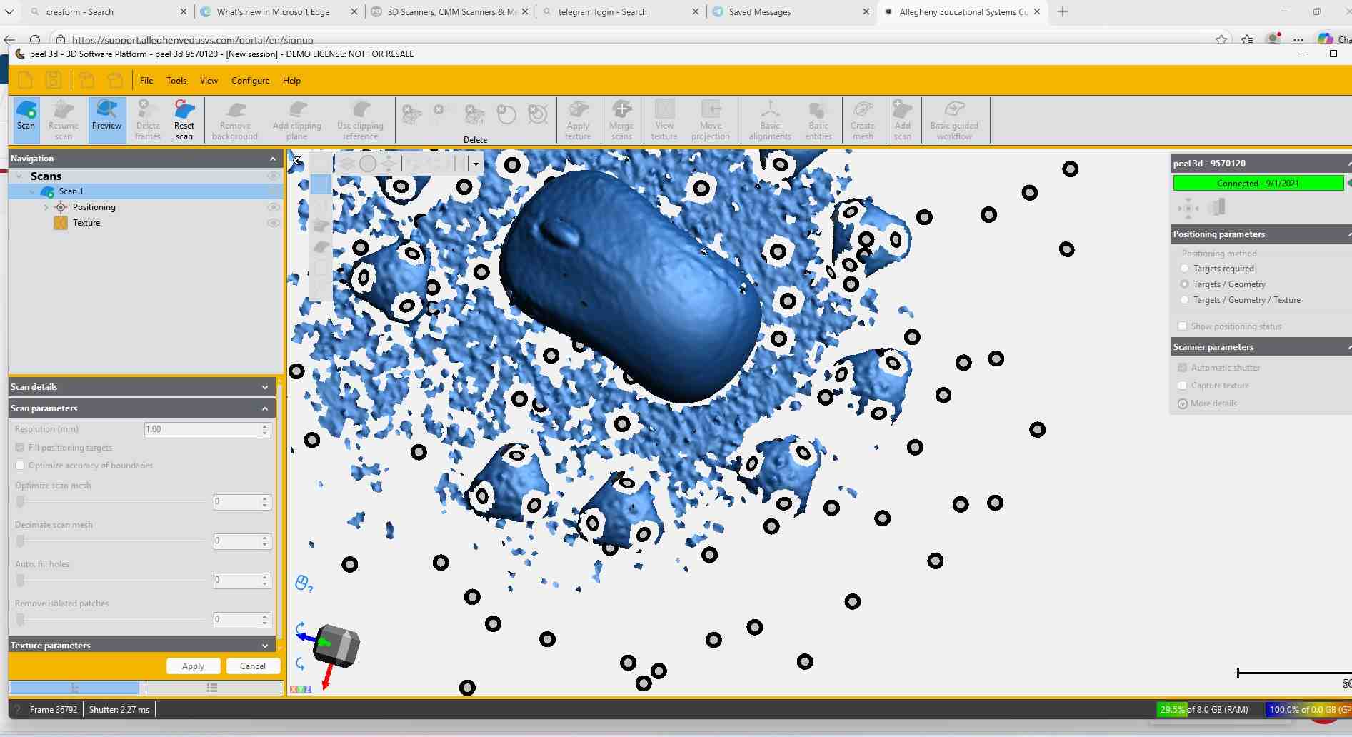 Scanning my PC mouse with Peel scanning
