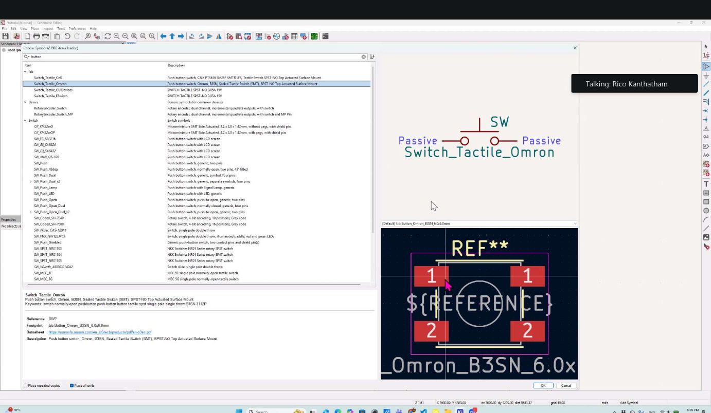 class on the electronics design with Rico