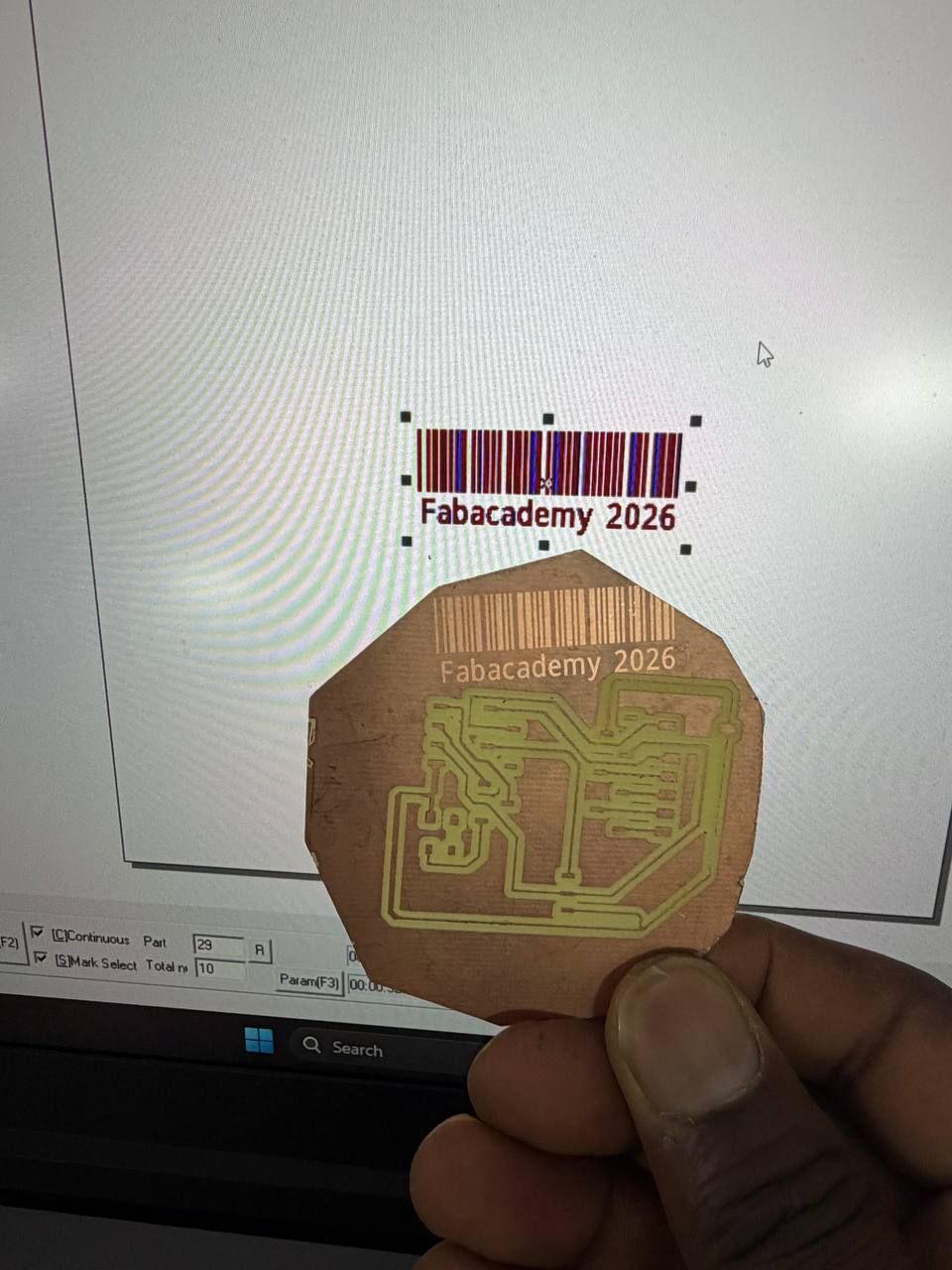 Marked as the design