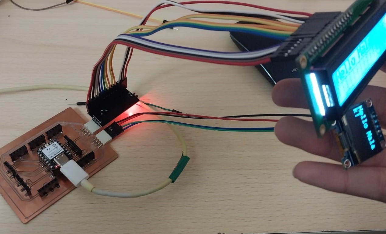 lcd and oled connection diagram