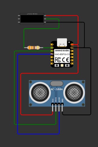 ultrasonic and neopixel connection diagram