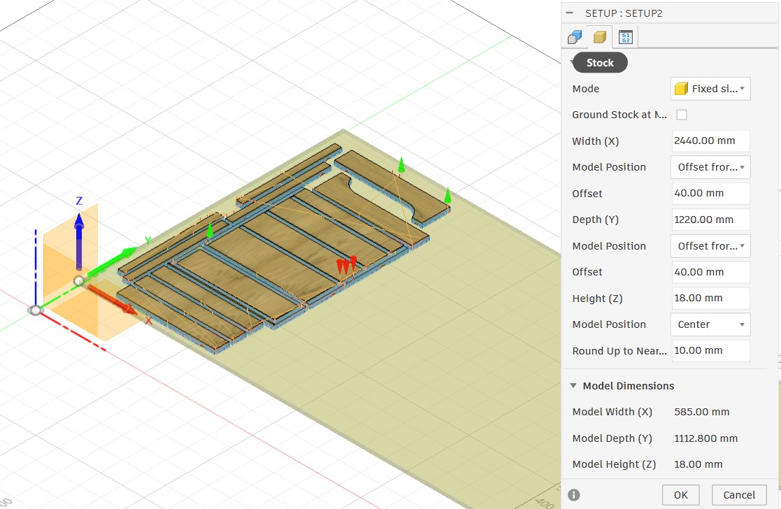 spice rack stock settings