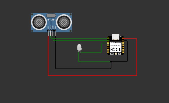 ultrasonic sensor connection diagram