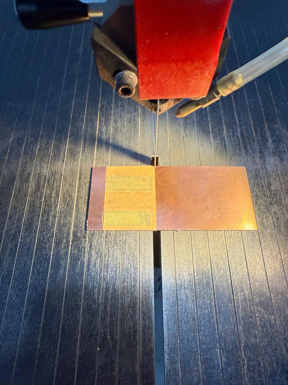 Cutting the residual piece