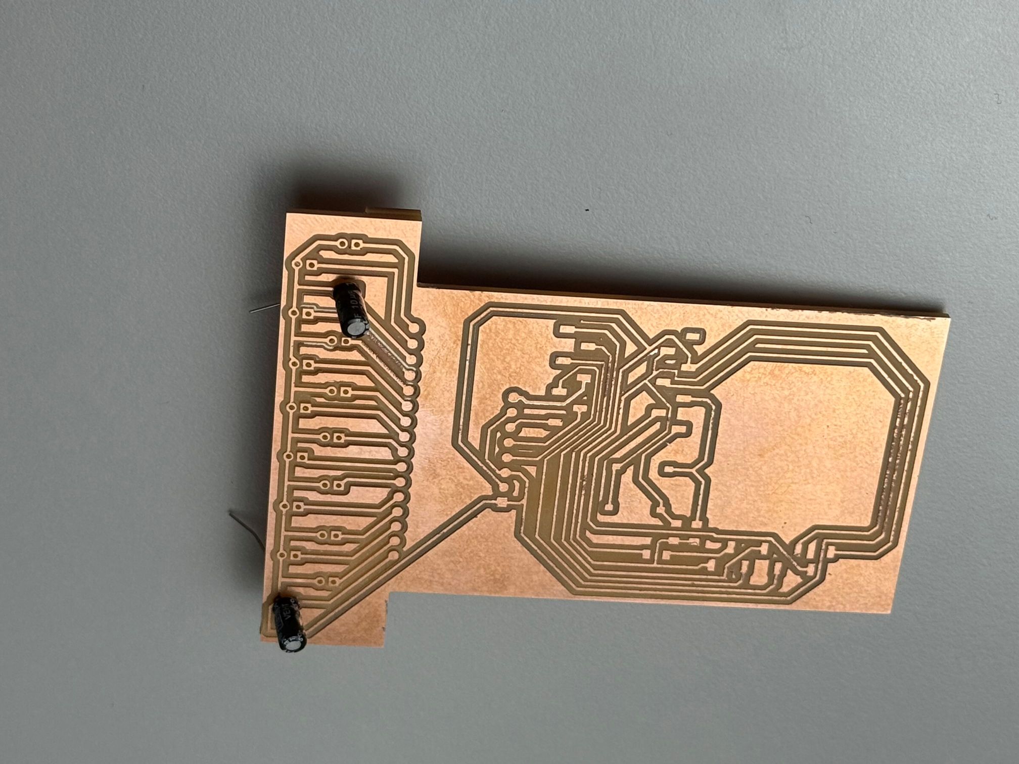 PCB assembly front view