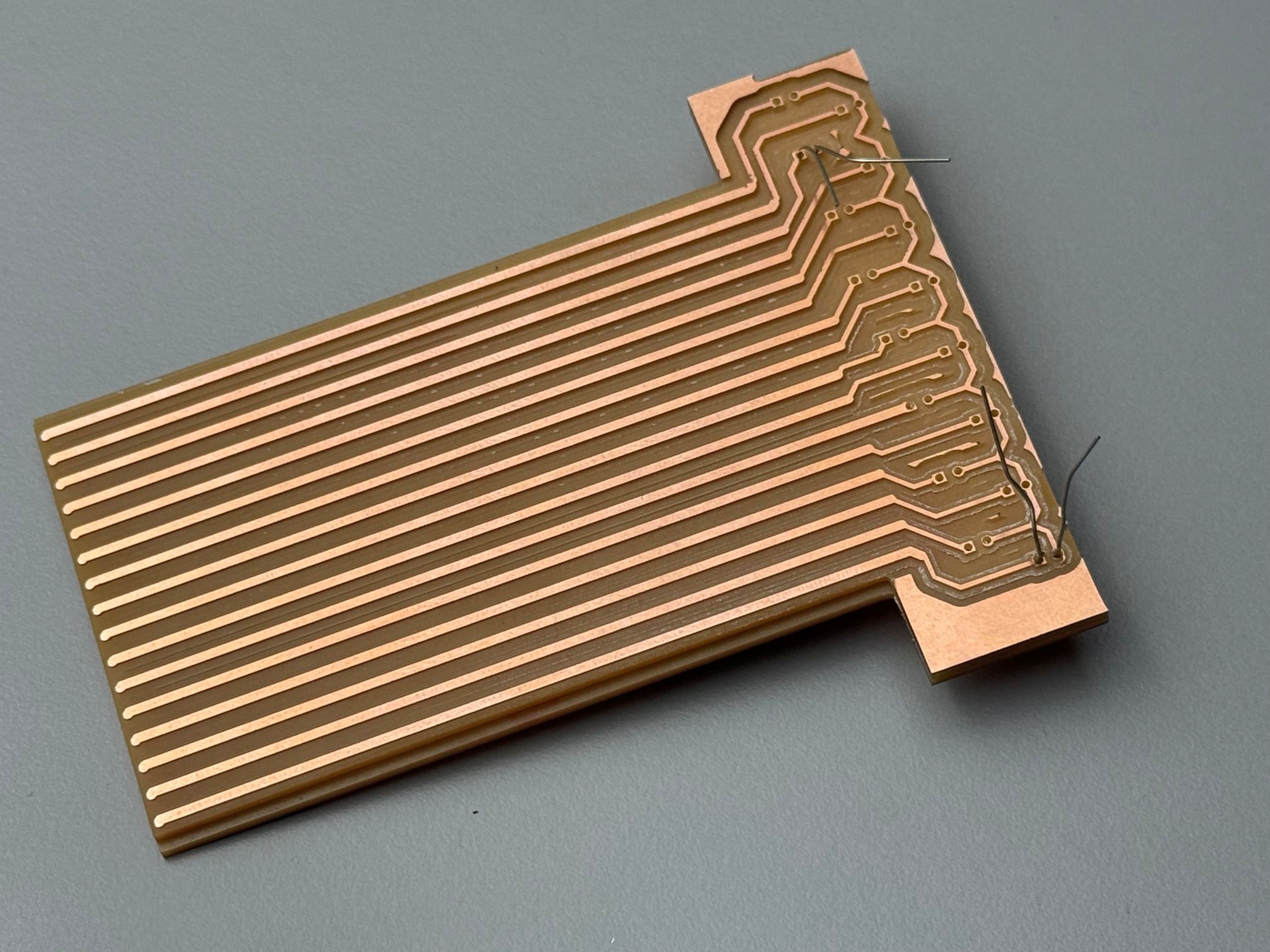 PCB assembly back view
