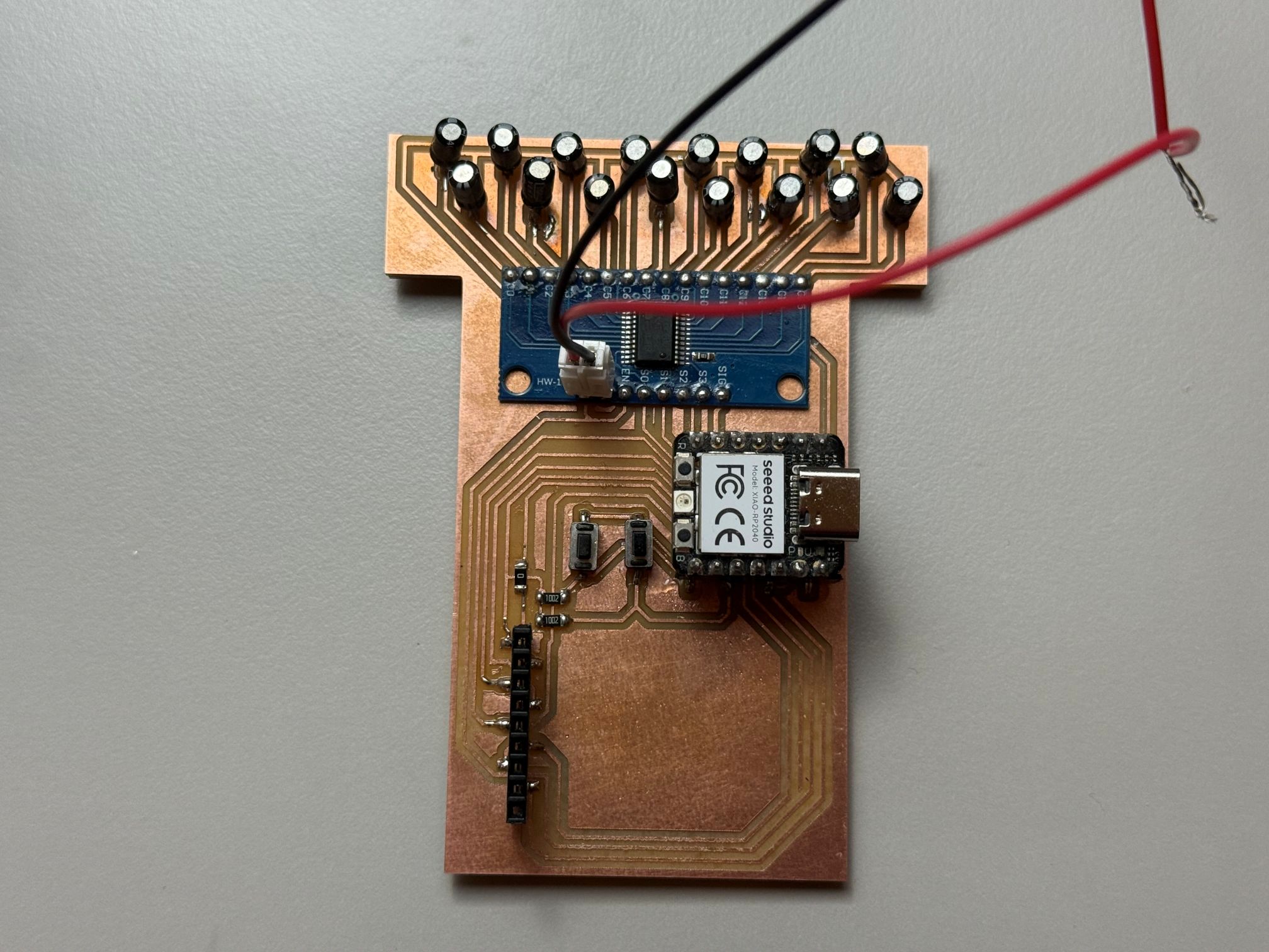 Final PCB assembly