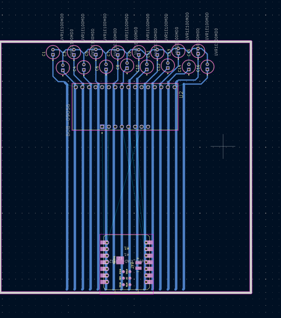 Final PCB design - Back copper layer