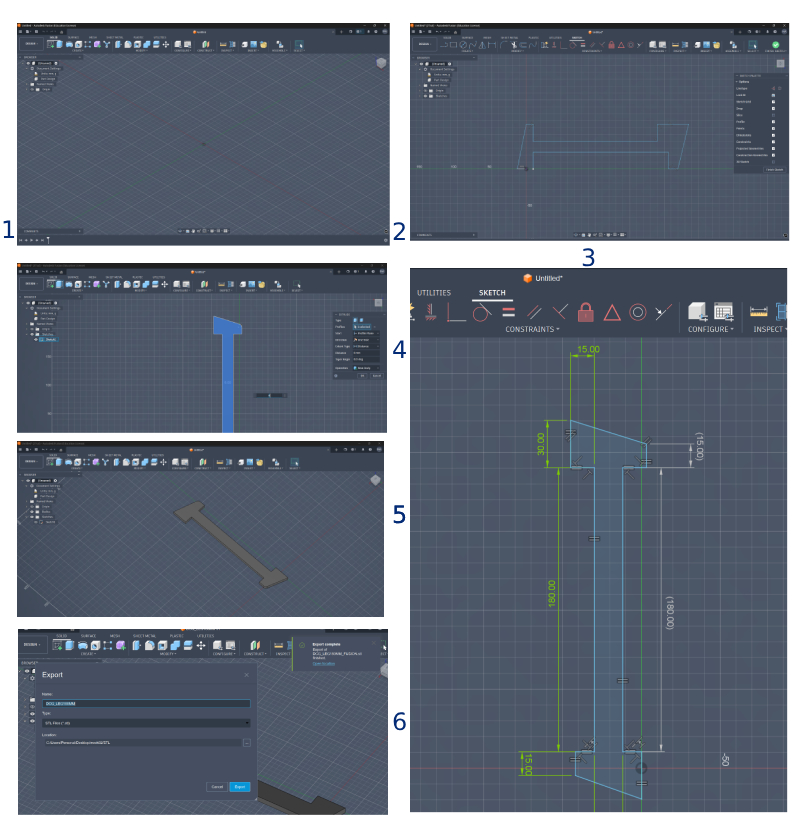 Fusion 360 Modeling Process