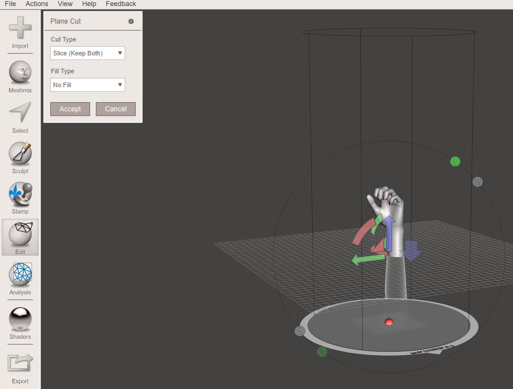 Slicing the Mesh