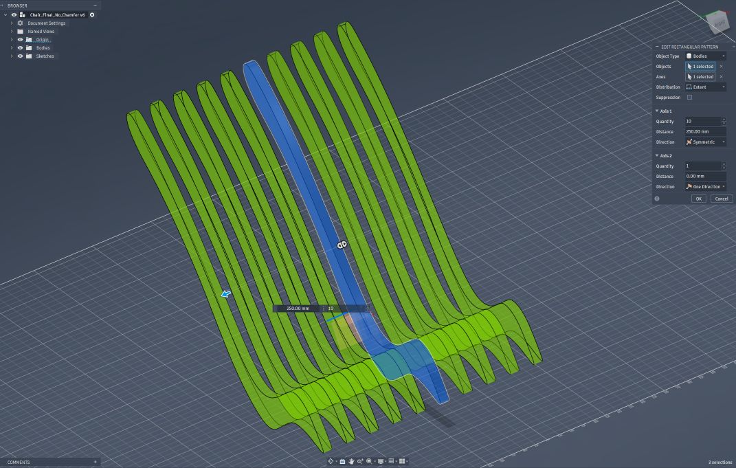 Creating Rectangular pattern