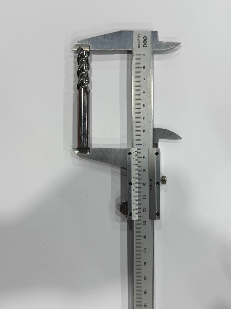 Measure the overall length of the end tool