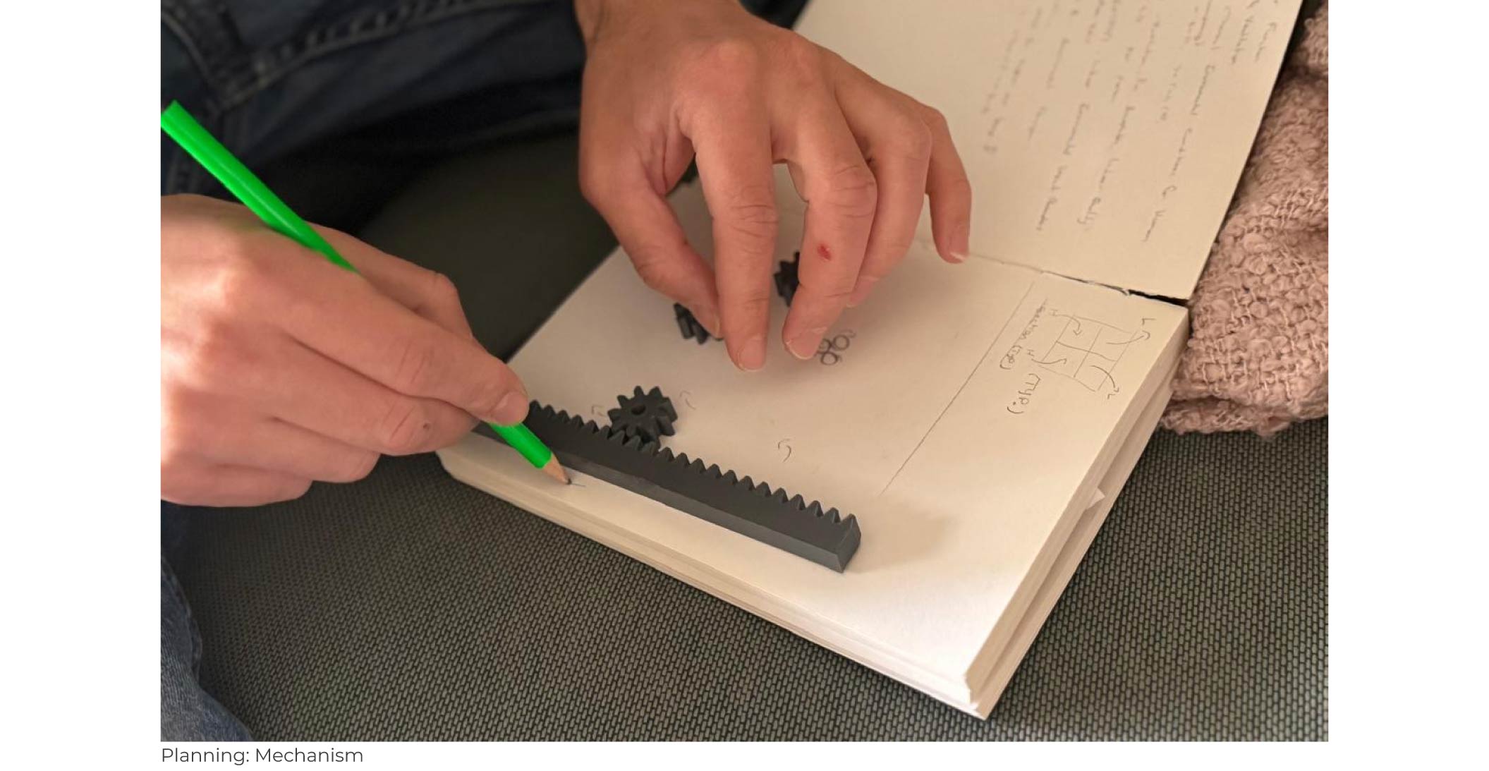 Initial Sketches — Rack and Pinion Mechanism